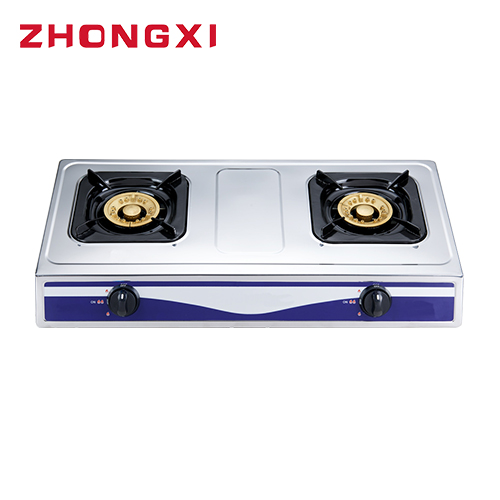 Stainless Steel tabletop 2 burner gas stove