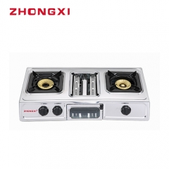 Stainless Steel tabletop 3 burner gas stove