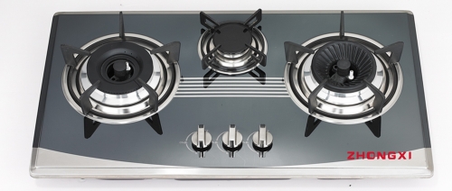 Builtin stainless steel 3 burner gas stove